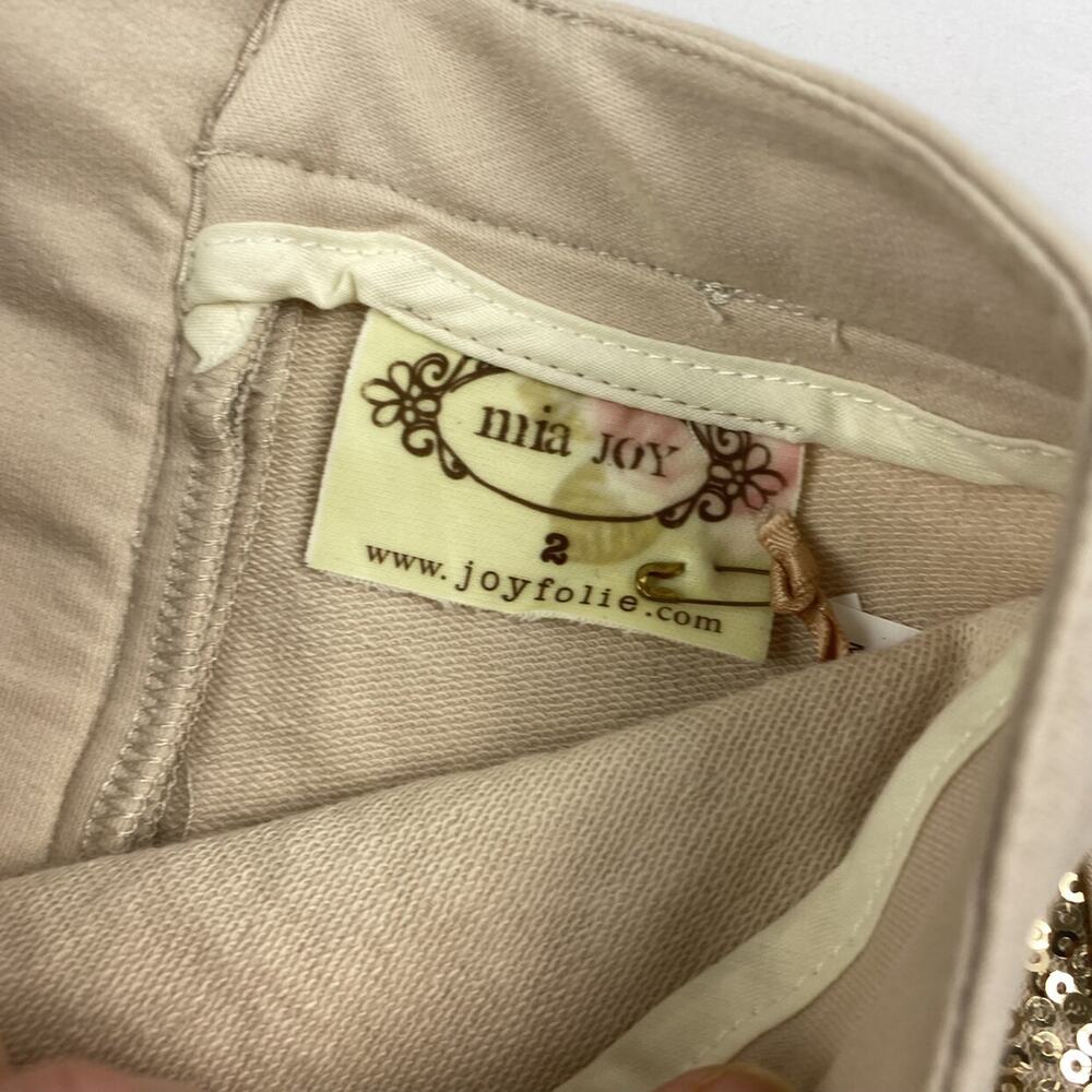 Girls Mia Joy Gold Sequins Skirt - Picture 4 of 5